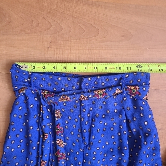 Anthropologie Ett:twa Bohemian Floral Hem Wide-leg Pants - Picture 9 of 16